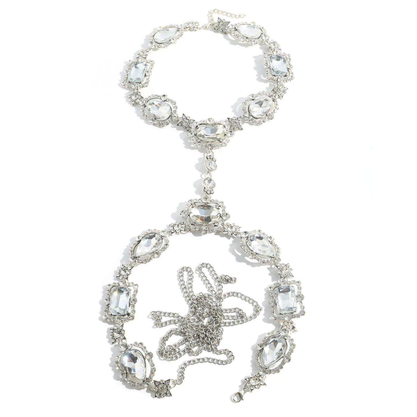 Luxury Austrian Crystal Glass Choker Necklace Women Jewelry Best Friendship Statement Necklaces Pendants For Bridal Wedding