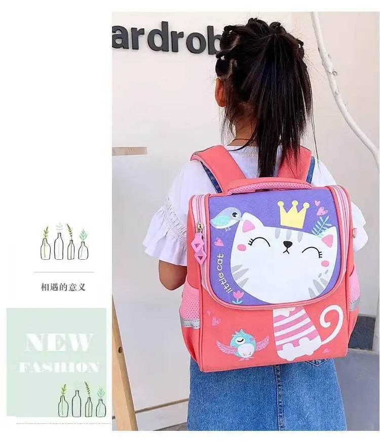 Children School Bags Girls Boys Backpacks Kindergarten Schoolbag Cartoon Animal Toddler Kids Backpack For 2-8 Years - AIAZ