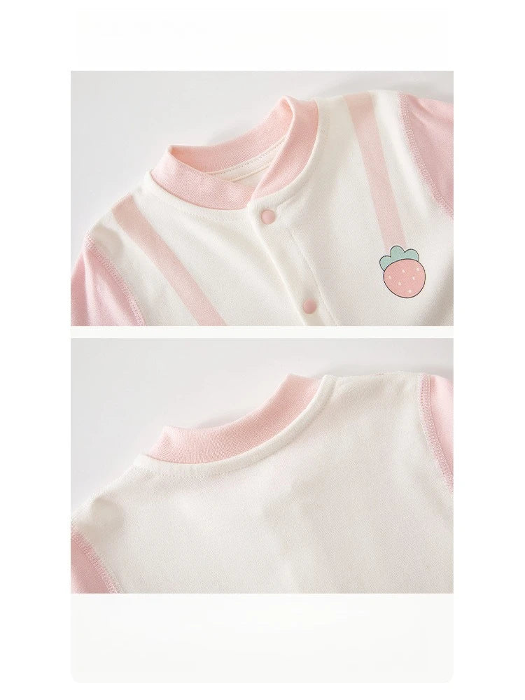 Baby Jumpsuit Spring and Autumn Pure Cotton Baby Clothes for Girls, Newborn Clothes, Crawling Clothes Boneless Cute Pajamas