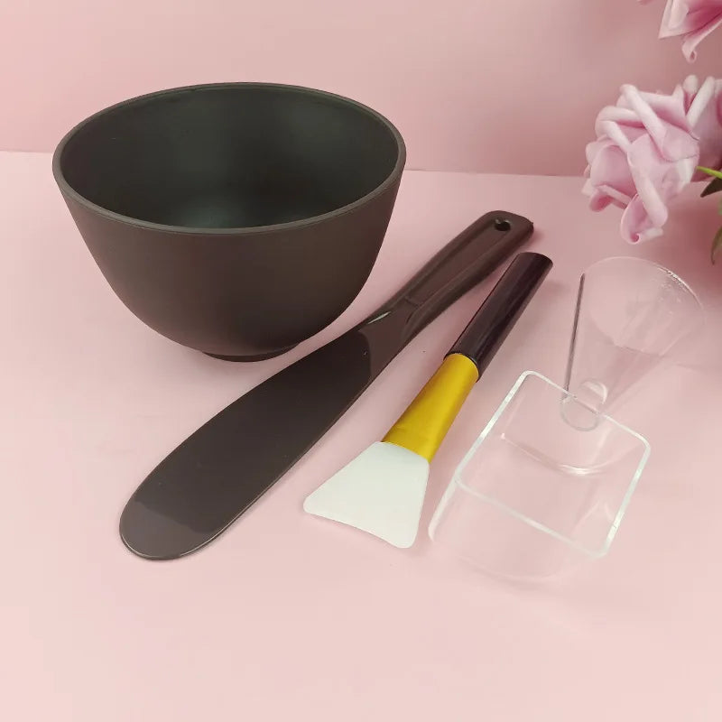 Face Set for Mask Mixing Bowl Girls Facial Skin Care Tools Kit Women Beauty Supplies Makeup DIY Mask Tool Set Facial Care Tool