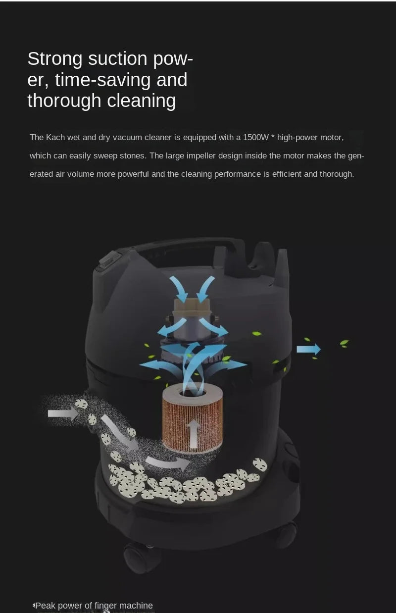 Germany karcher karcher household and commercial vacuum cleaner, bucket type wet and dry metal dust bucket NT20/1