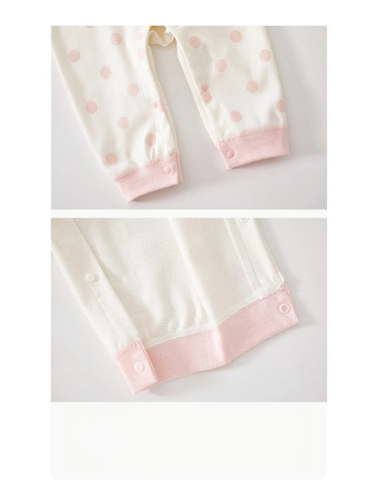 Baby Jumpsuit Spring and Autumn Pure Cotton Baby Clothes for Girls, Newborn Clothes, Crawling Clothes Boneless Cute Pajamas