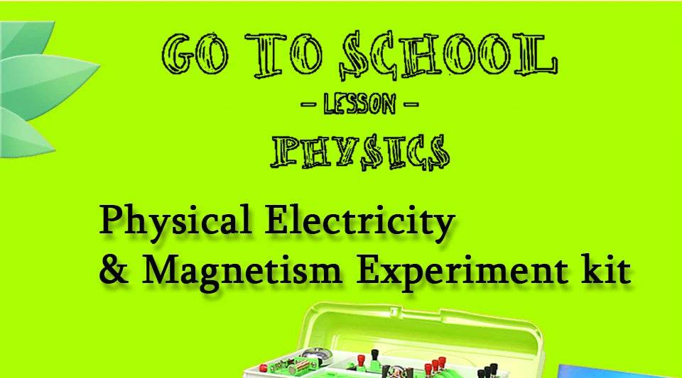 Physics Labs Basic Electricity Discovery Circuit Magnetism Experiment Kits Science Education Toy for Junior Senior High School - AIAZ