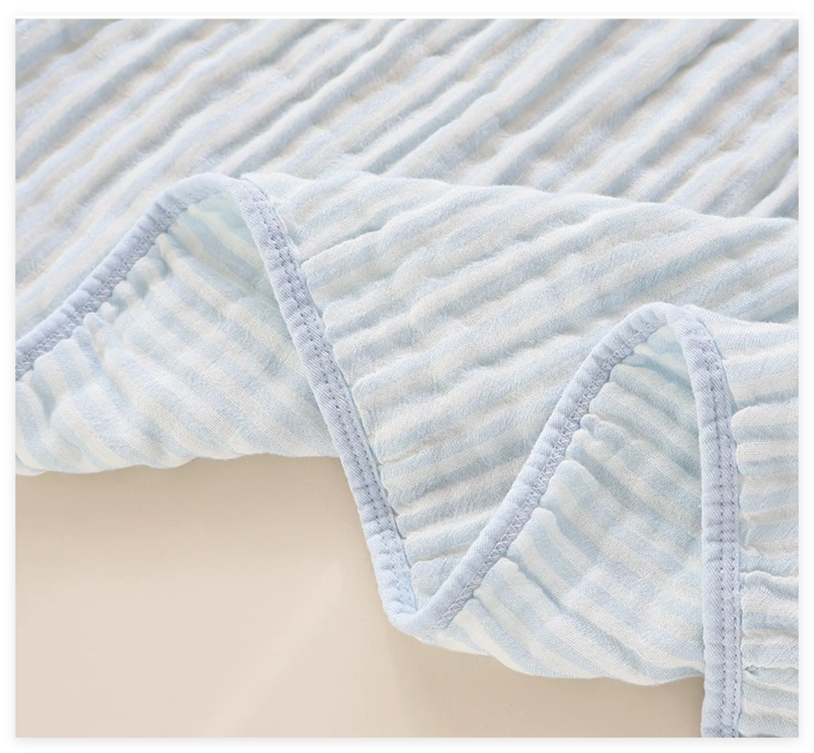 Muslin Swaddle Blankets Newborn 6 Layers Cotton Bamboo Soft Baby Blanket Receiving Blanket For Boys Girl Toddler Baby Bath Towel