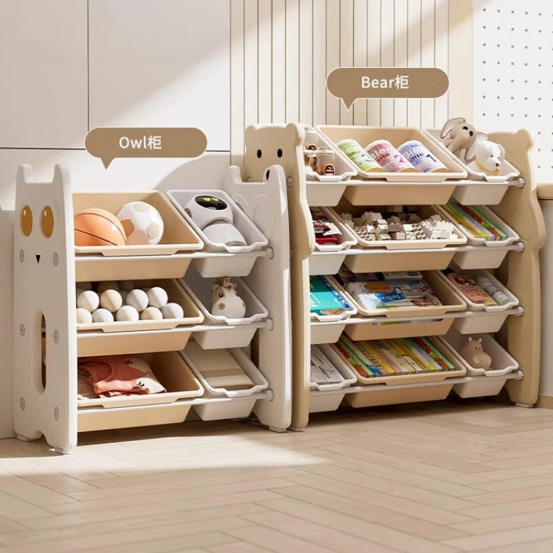 Children's Toy Storage Rack, Floor Standing Multi-layer Storage Rack, Easy Classification and Organization Storage Rack