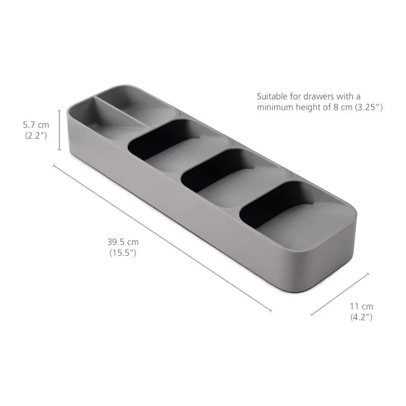 Household Kitchen Drawer Dust-proof Compartments Tableware Organization and Storage Boxes Multi-purpose Cutlery Storage Tray