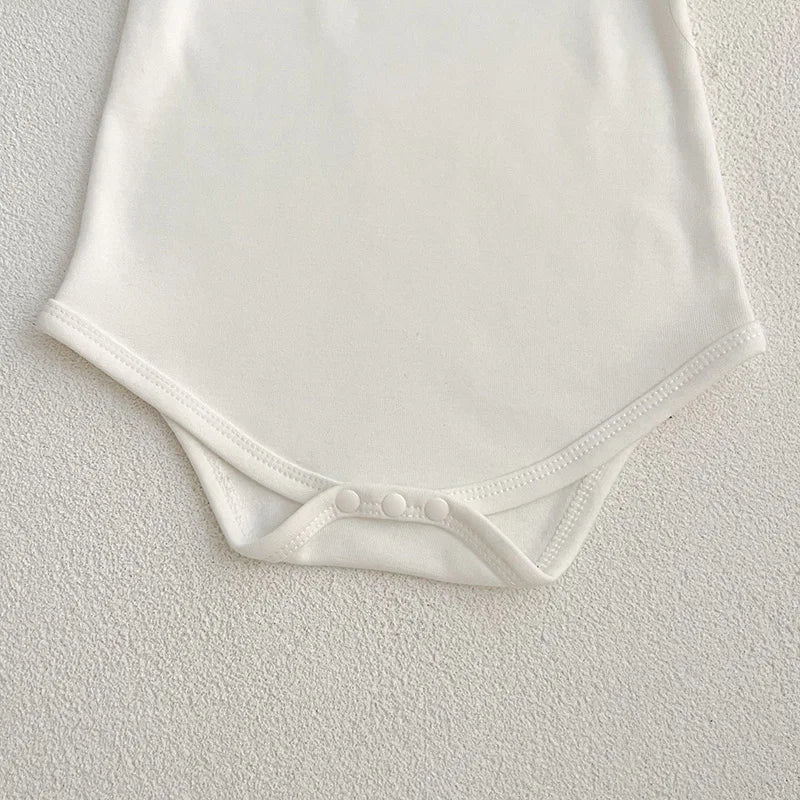 Summer Newborn Kids Baby Girls Doll Collar Solid Color Rompers Infant Baby Girls Short Sleeve Rompers Clothes