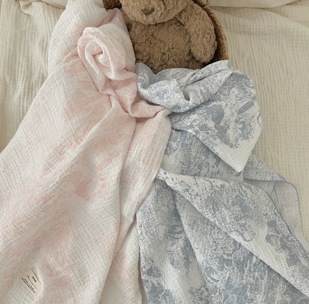Muslin Swaddle Blankets Newborn Summer Baby Blanket Cotton Infant Swaddle Wrap Receiving Blanket For Crib Stroller Sleeping Item