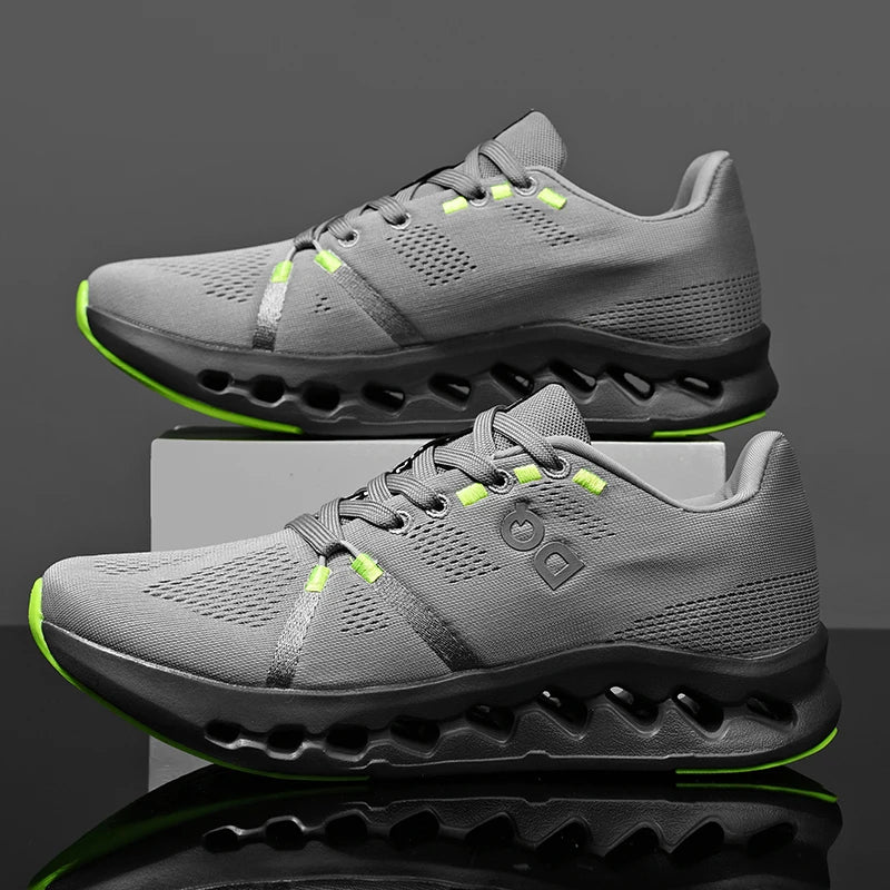 Men's Running Shoes Breathable Lightweight Shock Absorption Athletic Gym Training Sneakers Non-Slip Comfortable Sports Shoes