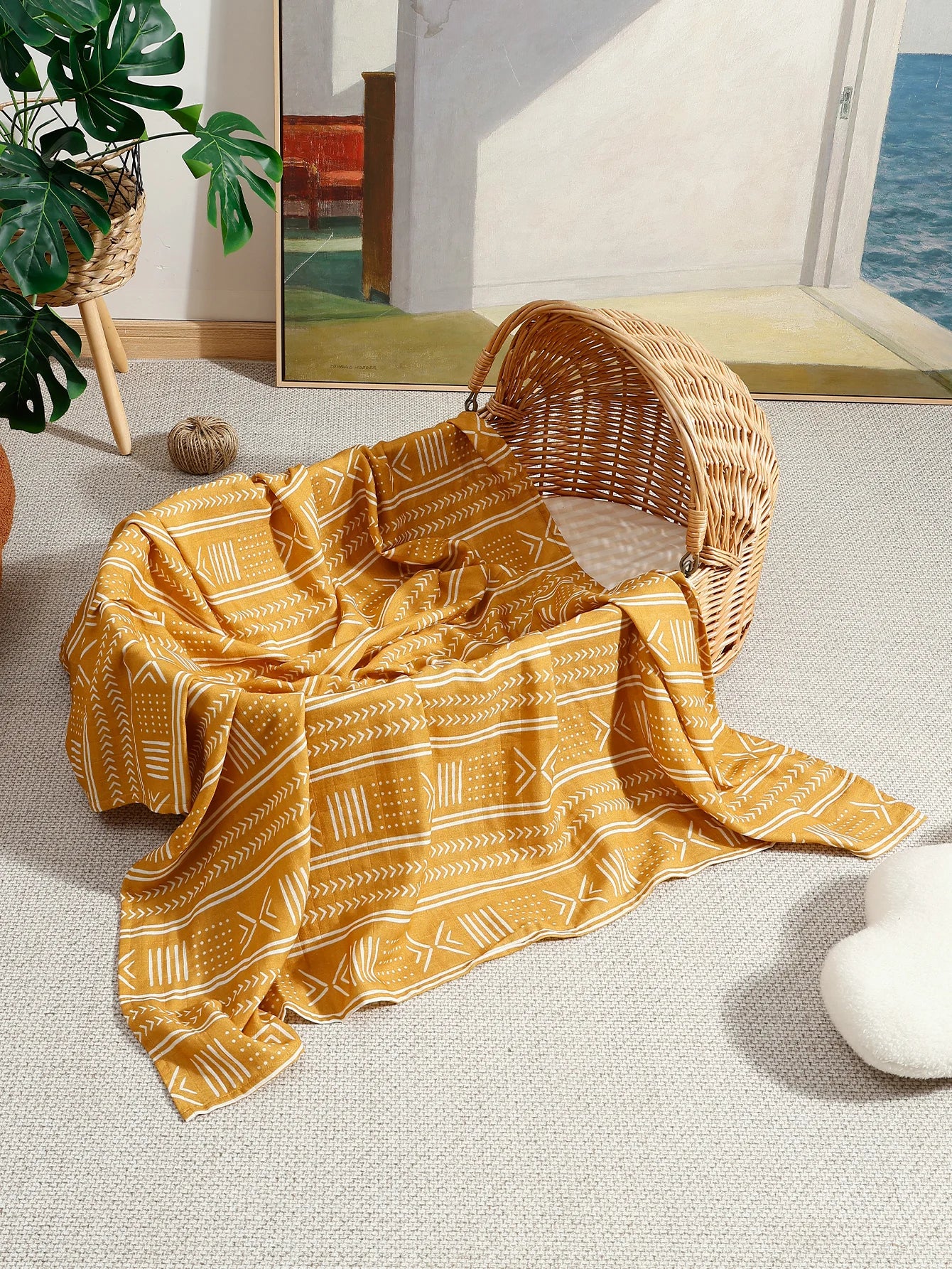 Kangobaby #My Soft Life# 2025 New 100% Cotton Baby Muslin Swaddle Blanket Newborn Wrap Infant Bath Towel Stroller Cover