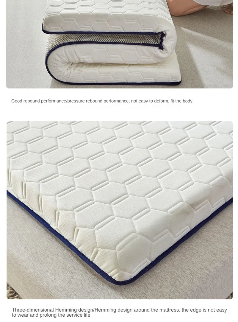 Household Thickened Foldable Tatami Cotton Mattress Cushion Non-Slip Mat for Home Student  Dormitory hotel Single Double Bed