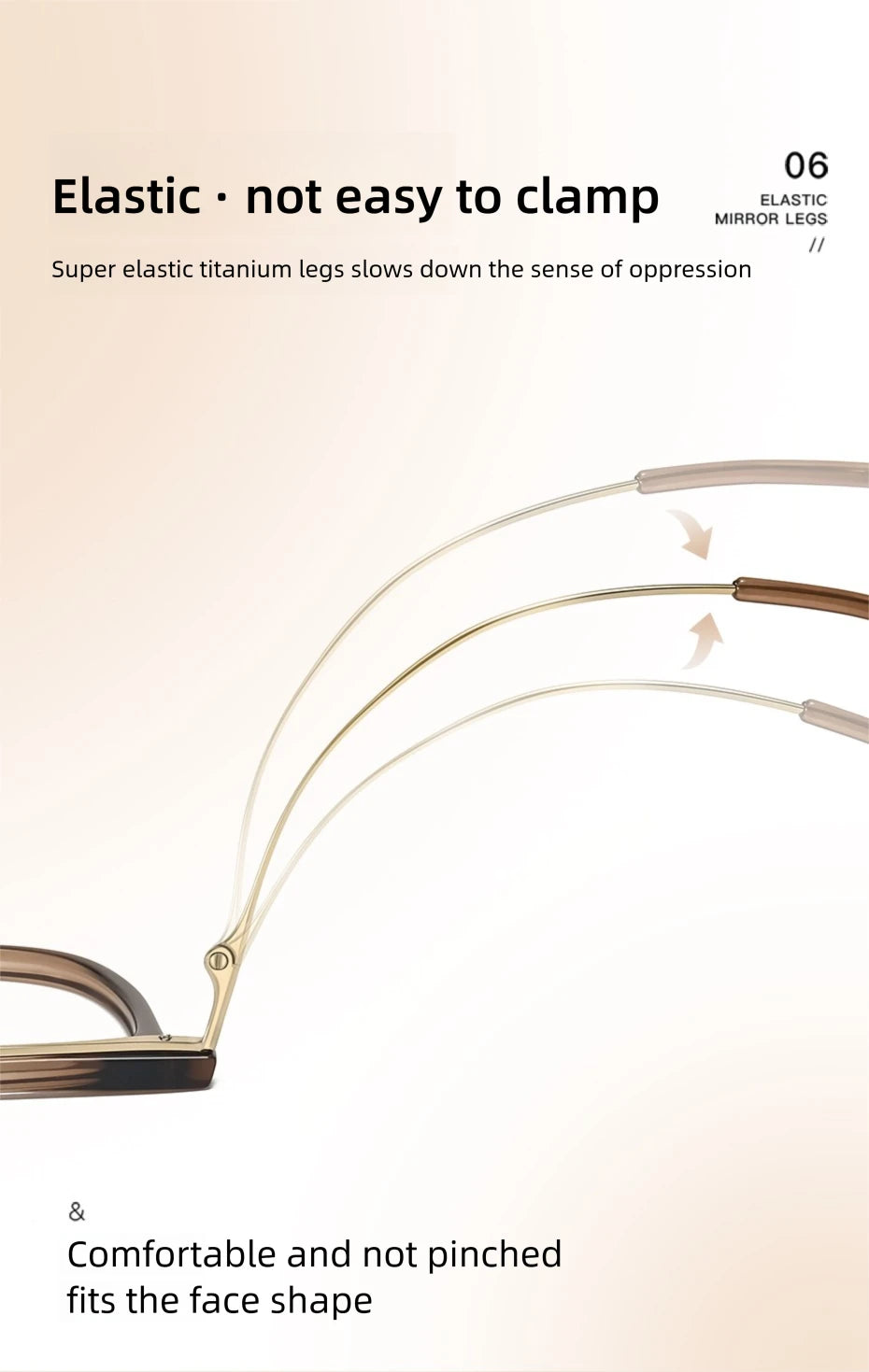 CAPONI Prescription Glasses Women Myopia Retro Light Weight Computer Anti Blue Light Glasses Photochromic Eyes Glasses PJ34022