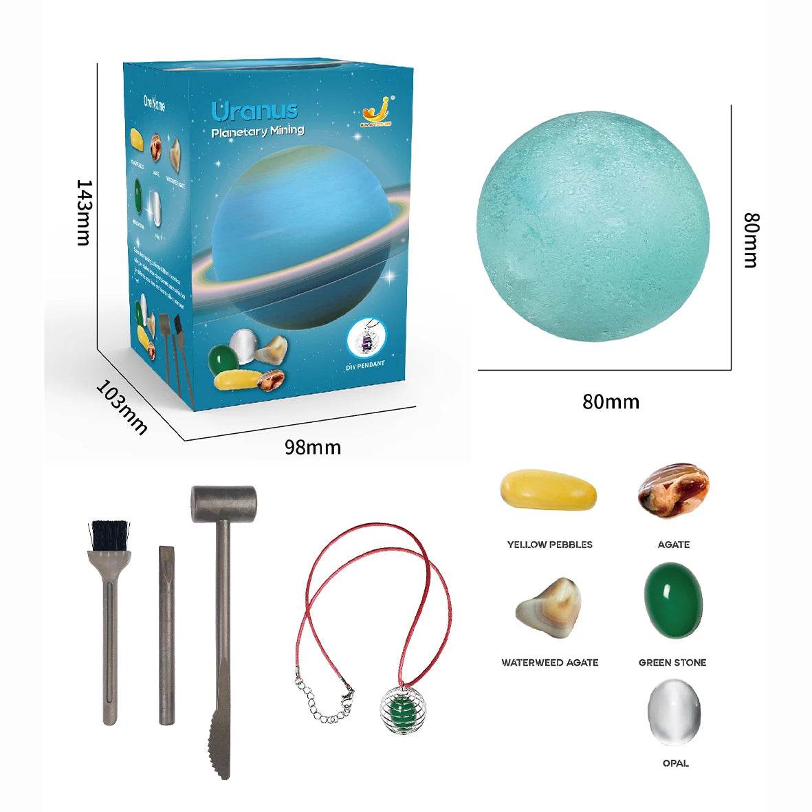 Children's Archaeology Digging Treasure Planet Gem Ore Exploration of The Solar System Mining Science Education Educational Toys - AIAZ