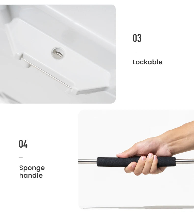 MOBI GARDEN Camping Ice Box 25L Portable Large Capacity Car Refrigerator Food Barbecue Cold Storage Outdoor