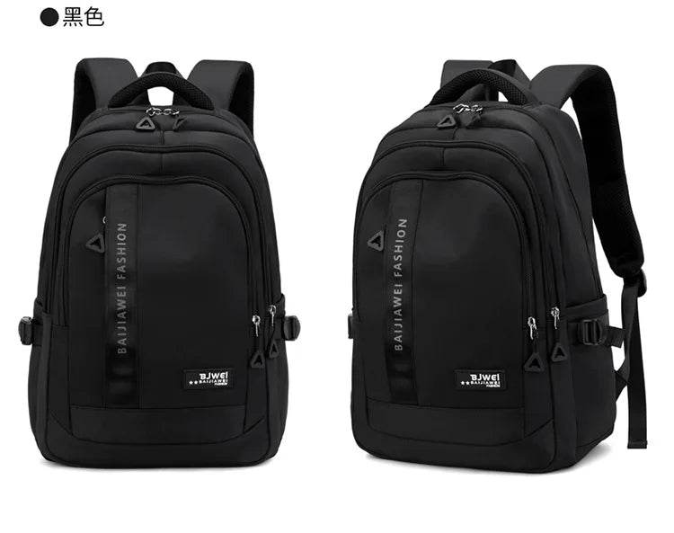 BAIJIAWEI brand college and high school student school backpacks Nylon orthopedic school bags reduces the burden girls schoolbag - AIAZ