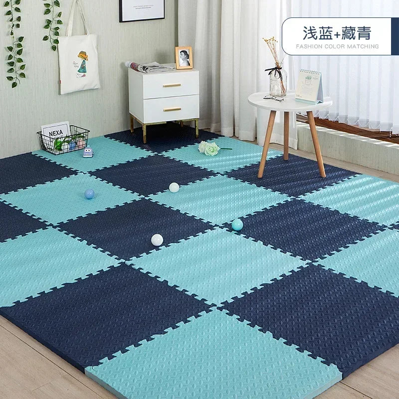 30x30x1cm Baby Play Mats Plain Color Puzzle Mats EVA Foam Mat Kids Jigsaw Mats For Bedroom Protective Floor Tiles Mat Baby Games