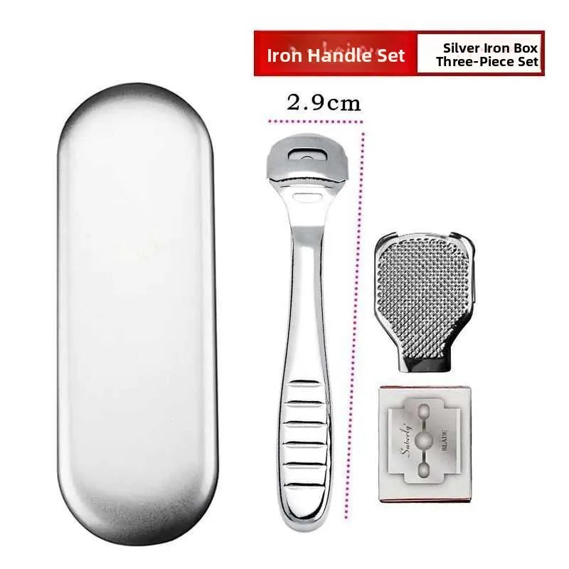 Foot Care Tool Kit Profional Dead Skin Removal Foot File Set with 0 Blades Foot Scraper Board Personal Hygiene Tool