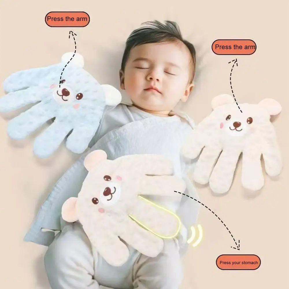 Baby Patting Sleeping Toy Patting Soother Pillow for Baby Automatic Pat Soother Cute Dolls Cartoon Animal Sleeping Aid Startle