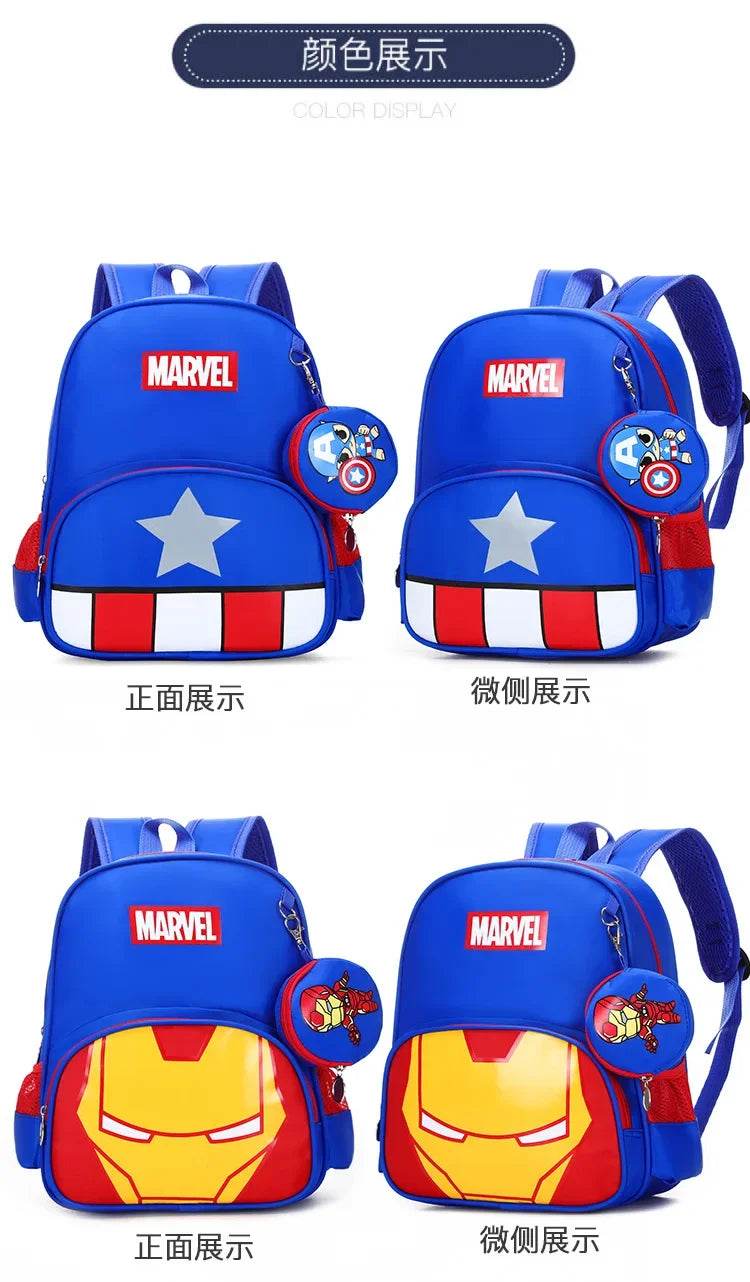 New Children School Bag Boys Girls Spider Man Cartoon Kindergarten Schoolbags Kids Orthopedic Backpacks 4-13 Year - AIAZ