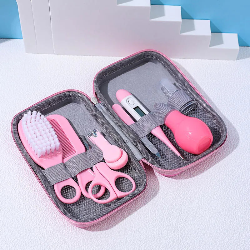 Newborn daily nail Care kit Nail clipper tool Health kit Thermometer Comb Care kit