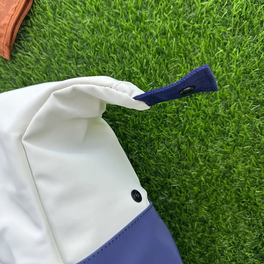 Wilson 2023 Navy 4-6pcs Tennis Racket Bag Super Tour Nylon Large Tennis Bag for 6 Racquets With Two Compartment