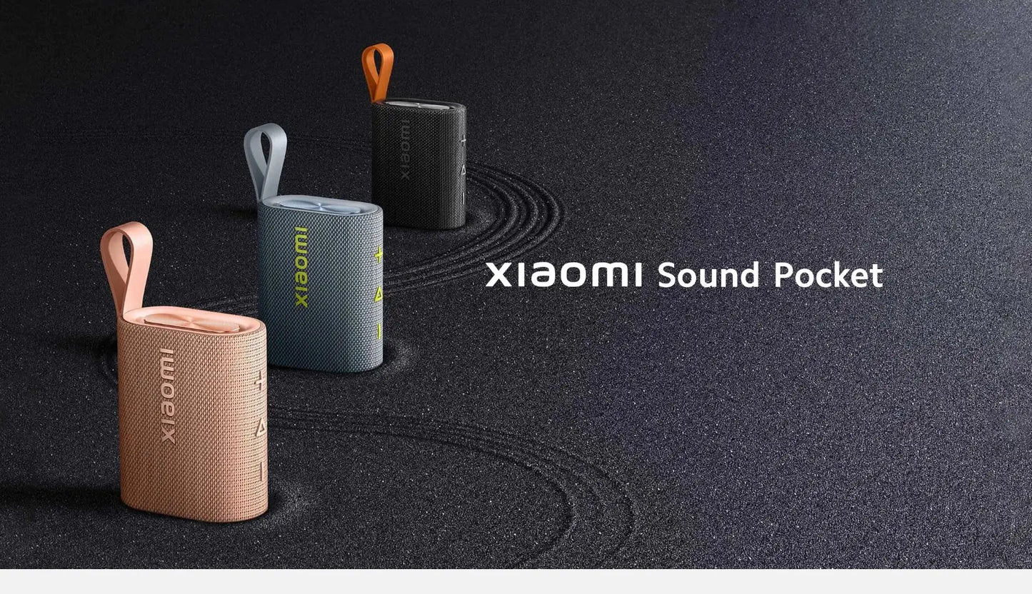 NEW Xiaomi Sound Pocket IP67 Bluetooth 5.4 Portable Speaker TWS Stereo Combo 1000mAh 10-Hour Ultra-Long Battery Life Microphone