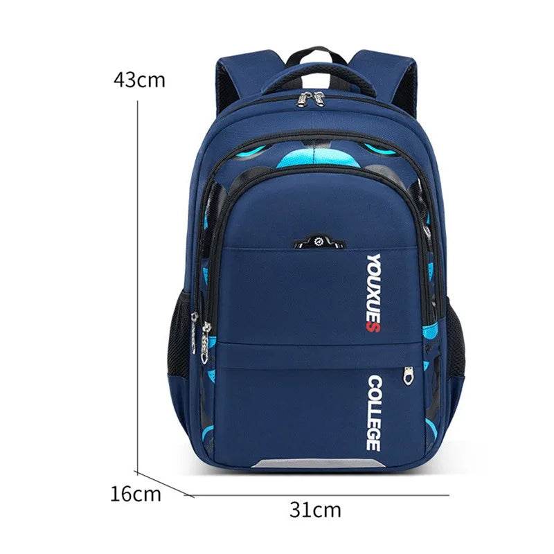 Useful Kids Backpack In Primary Schoolbag For Teenager Boys Waterproof Backpacks Book Bag - AIAZ