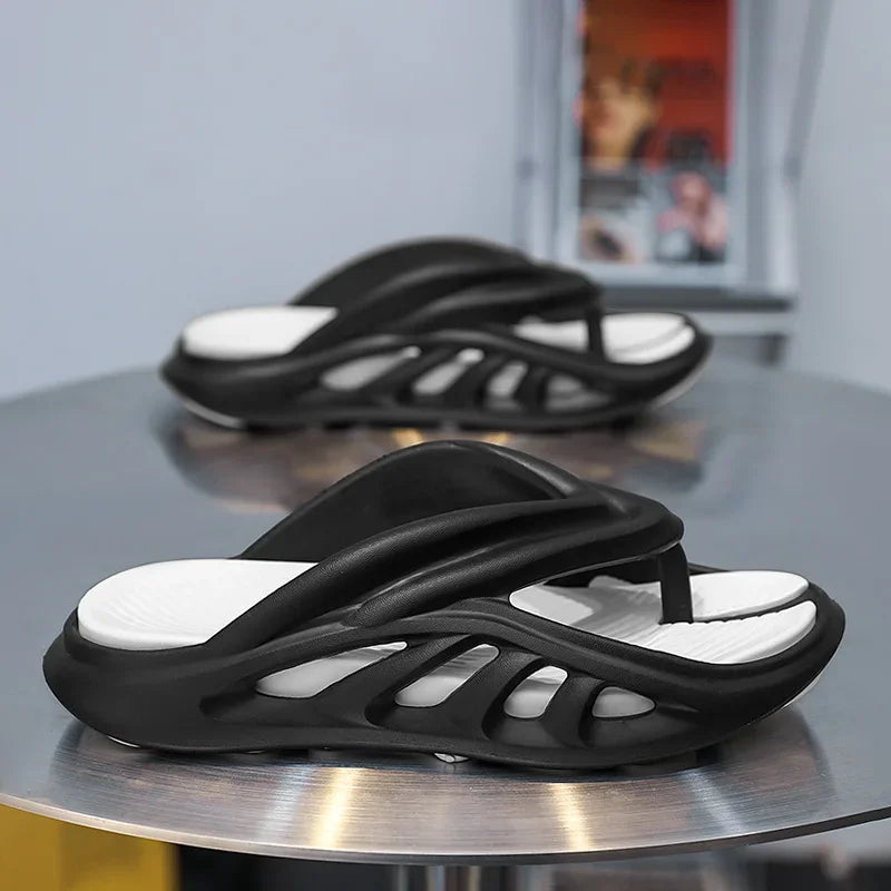 Summer New Men's Slippers Flip Flops Outdoor Indoor Comfortable Soft Slides Casual Shoes Men Beach Sandals Male Slippers