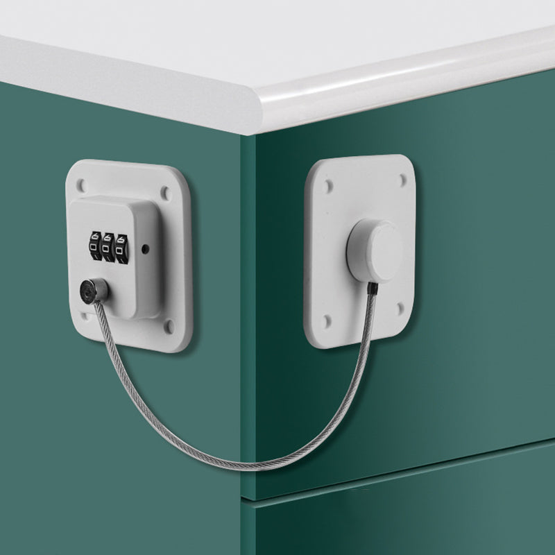 High-end Fridge Lock, Keep Your Food and Kids Safe with Our Refrigerator Lock - No Keys Needed, Combination Lock for Fridge, Pan