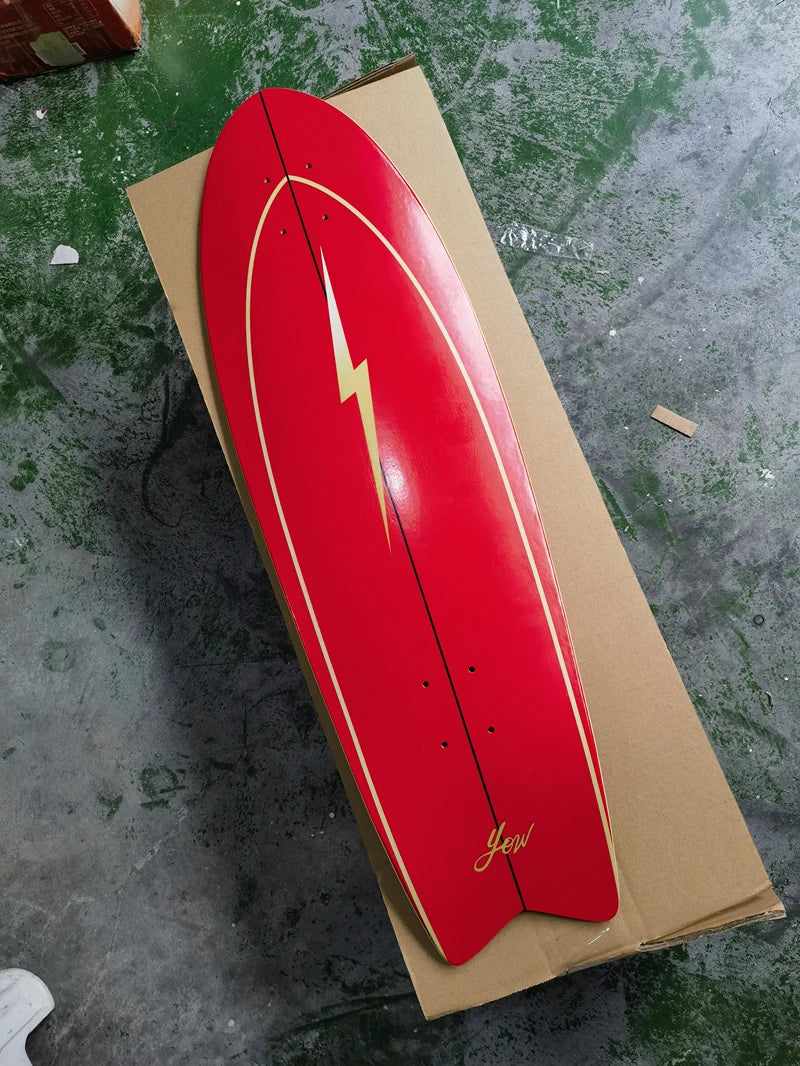 YOW land surf skateboard longboards whole kits good quality spring system branded with trucks wheels bearings and tool