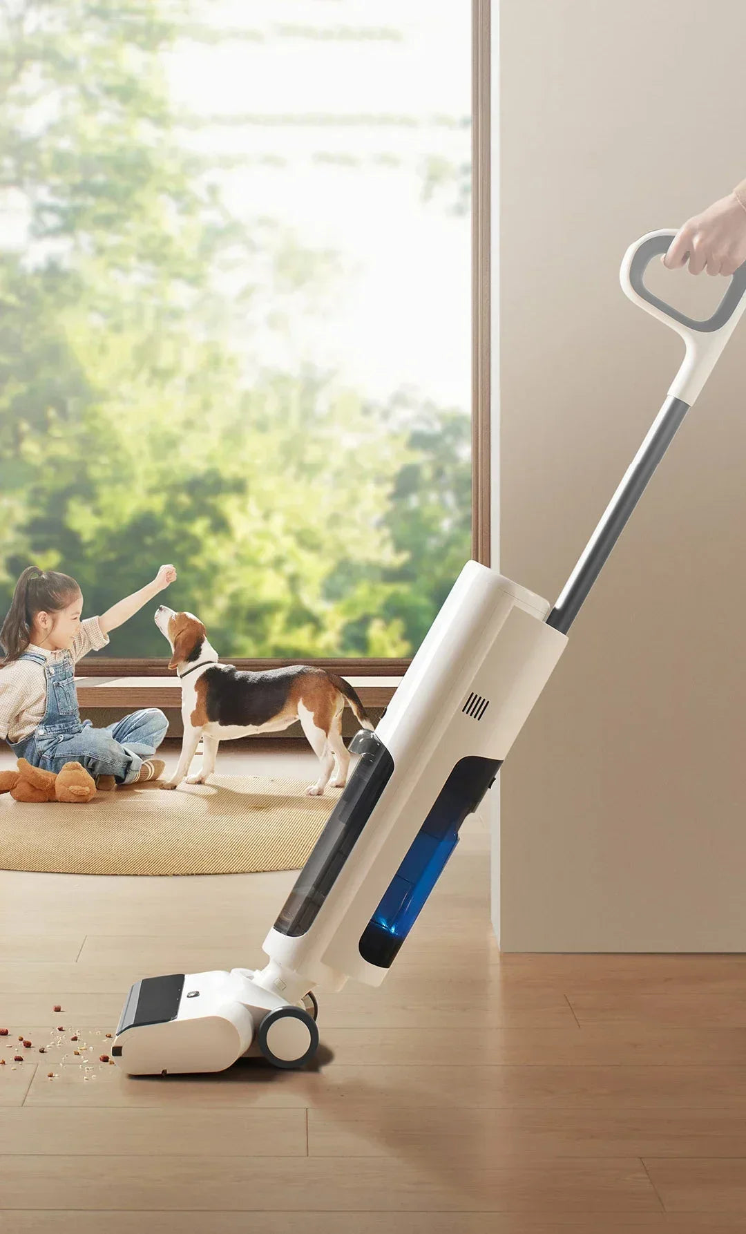 XIAOMI MIJIA Wireless  Floor Washer 4C Wet and Dry Vacuum Cleaner for Home Self Cleaning Crawler Roller Brush Mopping