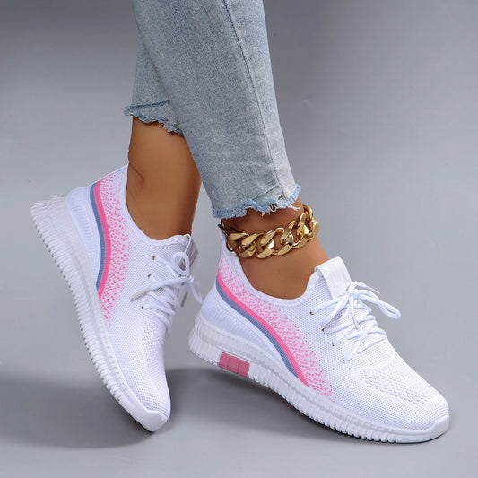 Women's summer breathable mesh flat shoes，women's shoes，casual sneakers shoes, clearance free shipping