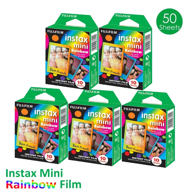 Origin Fujifilm Instax Mini Film Paper 10-60 Sheets for Fuji Instant Film Cameras Instax Mini 12 11 9 40 70 90 Link Liplay EVO