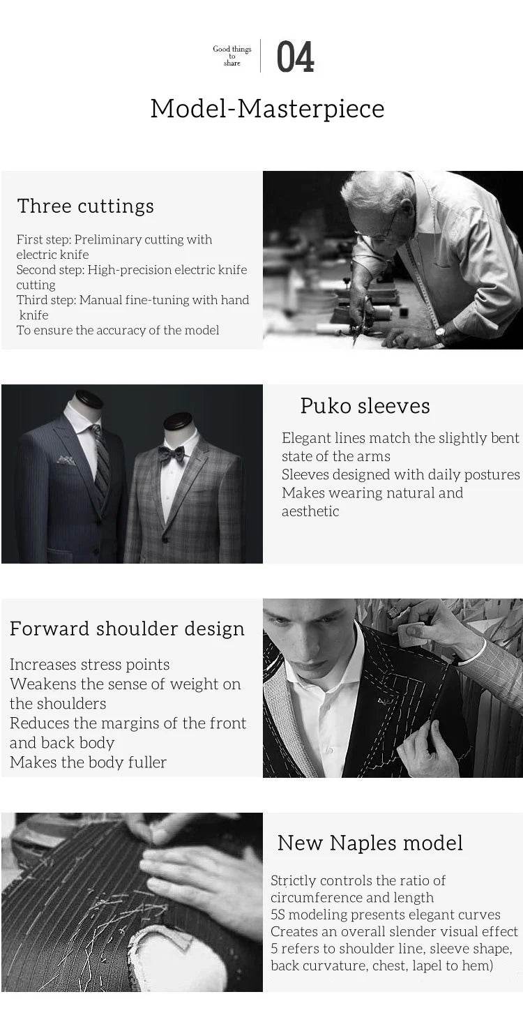 New Men's Suit 2 Piece Blazer Solid Color British Style Formal Business Work Clothes Party Groom Wedding Tuxedo Custom Color - AIAZ
