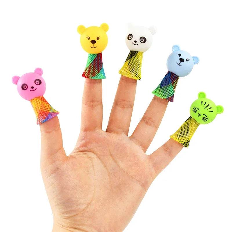 Creative Animal Jumping Doll Toys Cartoon Multicolor Bouncing Elf Christmas Gift Kids Birthday Party Favors Toys School Prizes - AIAZ