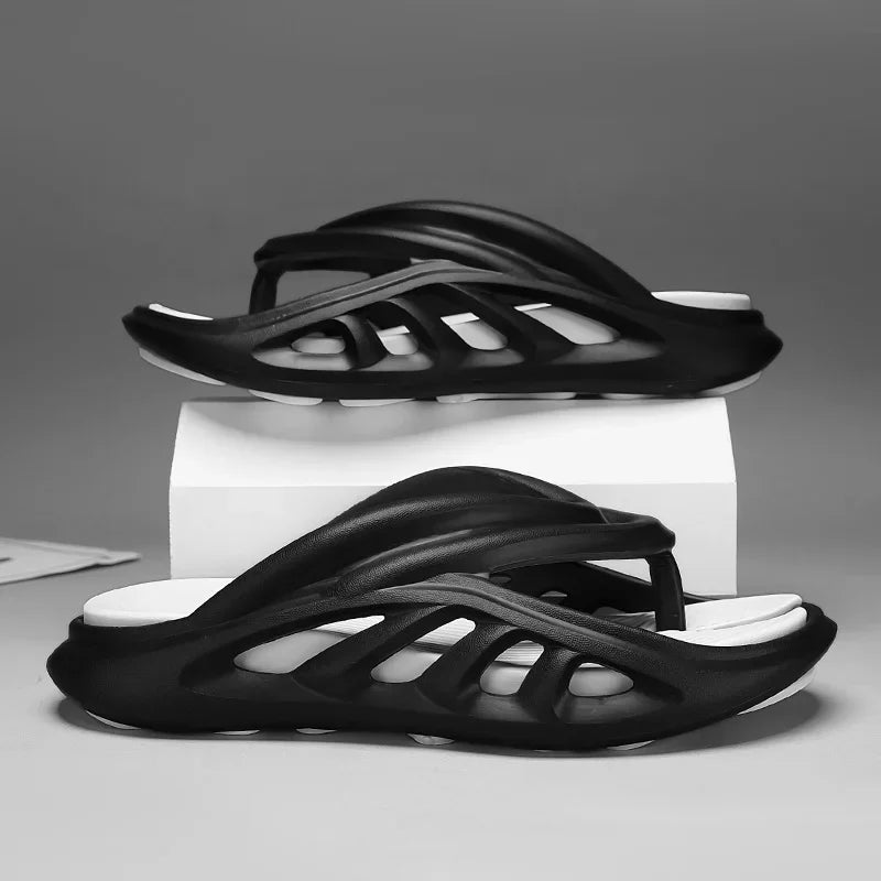 Summer New Men's Slippers Flip Flops Outdoor Indoor Comfortable Soft Slides Casual Shoes Men Beach Sandals Male Slippers