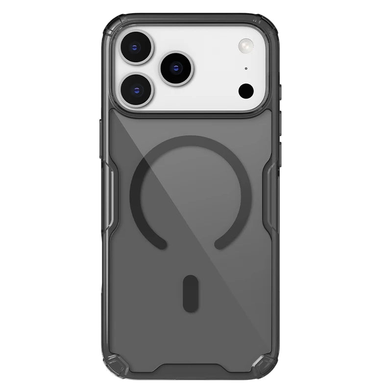 Nillkin For iPhone 17 Pro Max 17 Air 16 Pro Max 17Pro 16Pro Nature Pro Magnetic Transparent TPU Frame Cover Phone Case