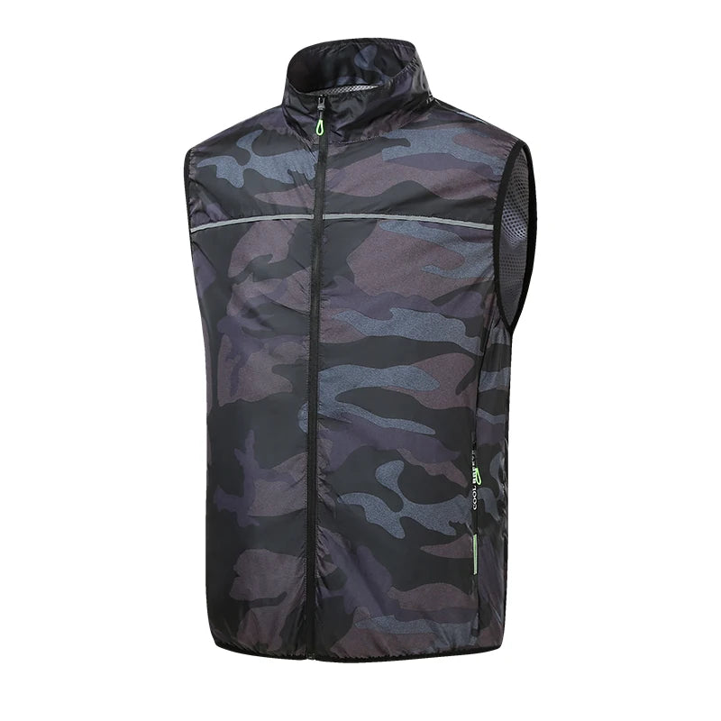 Cooling Fan Vest Hiking Air-conditioned Clothes Men Women Cooling Vest Work Sport Outdoor Camping Fishing Summer Cool Jacket