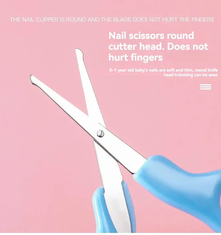 Hair Health Care Thermometer Grooming Brush Clipper Teether Toothbrush Kit Baby Essentials 10PCS Baby Nail Trimmer Care Set Kid