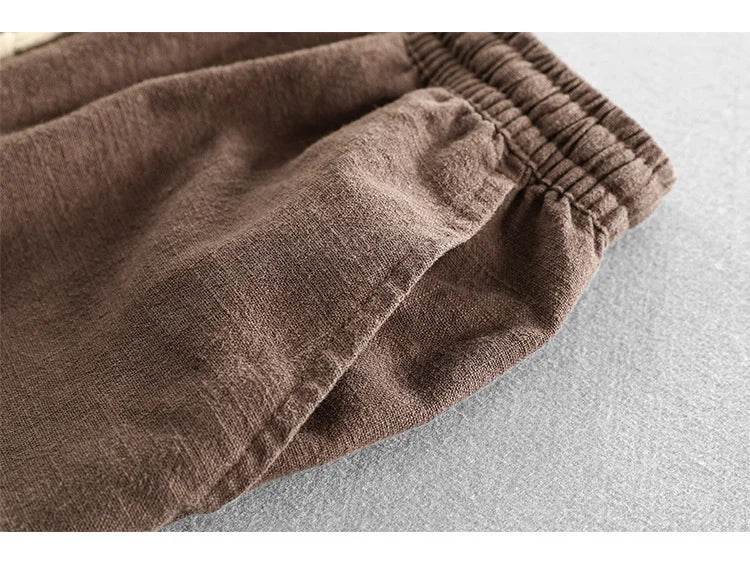 Men Summer Cotton Linen Shorts Japan Candy Color Beach Holiday Home Male Simple Casual Slim Fit Harajuku Soft Thin Shorts Pants - AIAZ