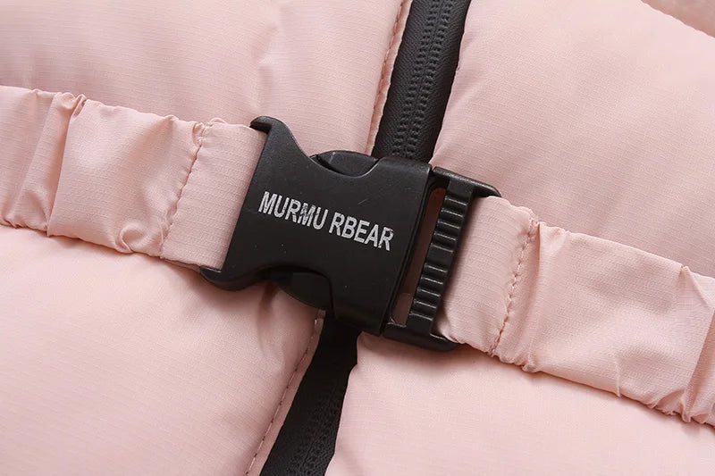 Winter Newborn Baby Girl Jumpsuit Thicken Baby Ski Suit With Gloves Belt Baby Romper Warm Infant Snowsuit Children Clothing Set