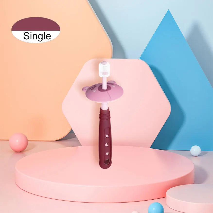360 Degree Baby Children Toothbrush 1-6 Years Child Toothbrush Soft Baby Silicone Teether Brush Kids Teeth Oral Care Cleaning