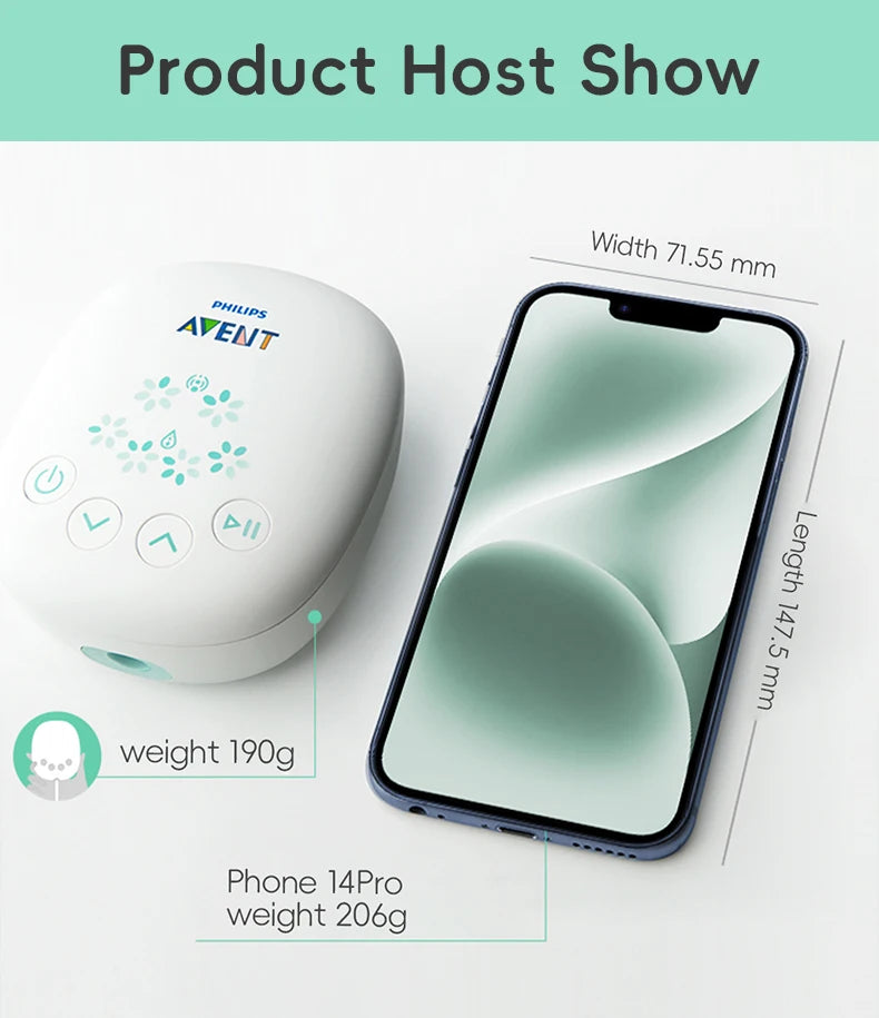 PHILIPS AVENT Electric Breast Pump 2 Modes USB Chargable Silent Portable Milk Extractor Automatic Milker Portable Breast Pump