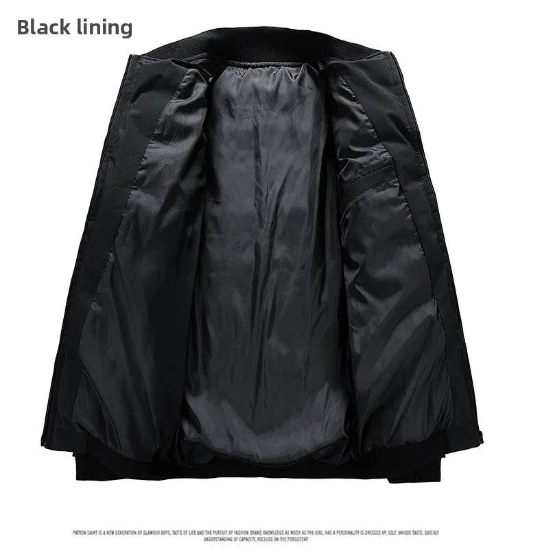 New Men's Outdoor Fashion Trend Windproof Warm Cotton Clothes Comfortable Versatile Breathable Sports Leisure Collar Jacket - AIAZ