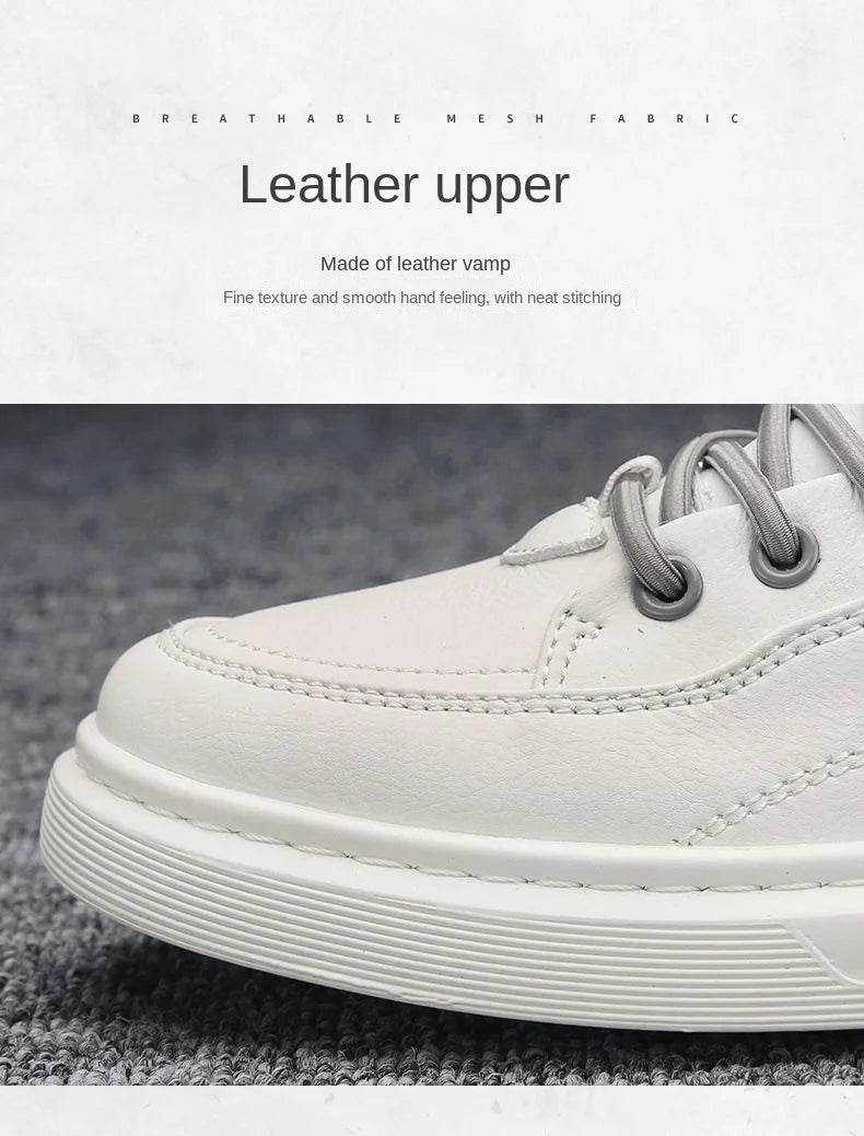 New Shoes for Men Comfortable Flat Men's Casual Shoes Outdoor Wild Men's Sneakers High End Fashion One Pedal Dress Shoes Male - AIAZ