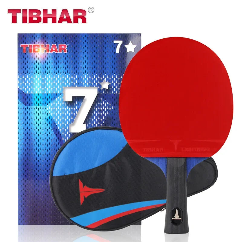 TIBHAR 6/7/8/9 Star Table Tennis Racket Superior Sticky Rubber Carbon Blade Ping Pong Rackets Professional Pimples-in Sticky
