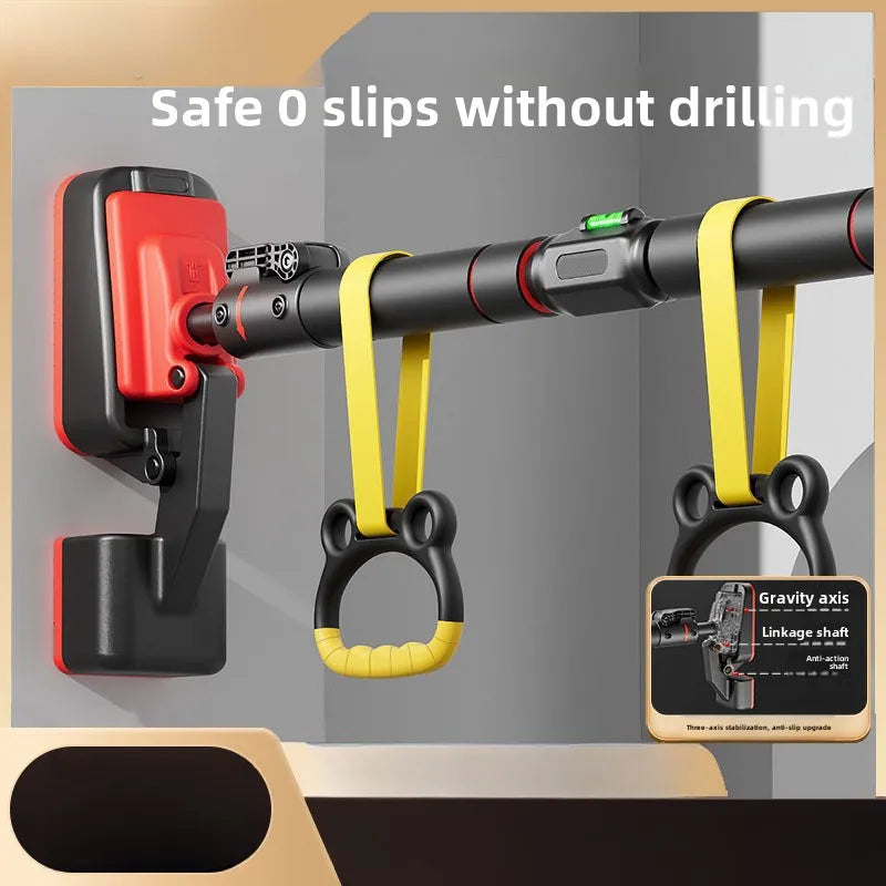 Horizontal Bar Household Indoor Fitness Equipment Household Sports Non-punching Rings Single Rod Pull-up Device on The Door