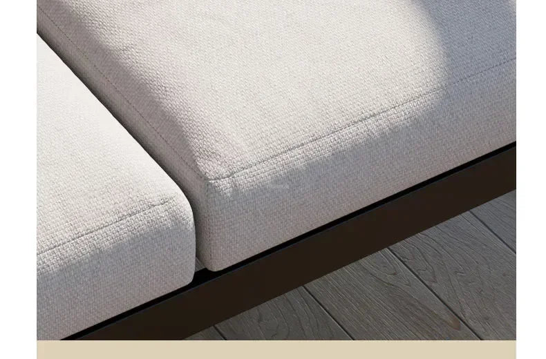 Aluminum Alloy Garden Sofas Waterproof Sunscreen Outdoor Furniture Home Courtyard Balcony Garden Sofa Coffee Table Combination L