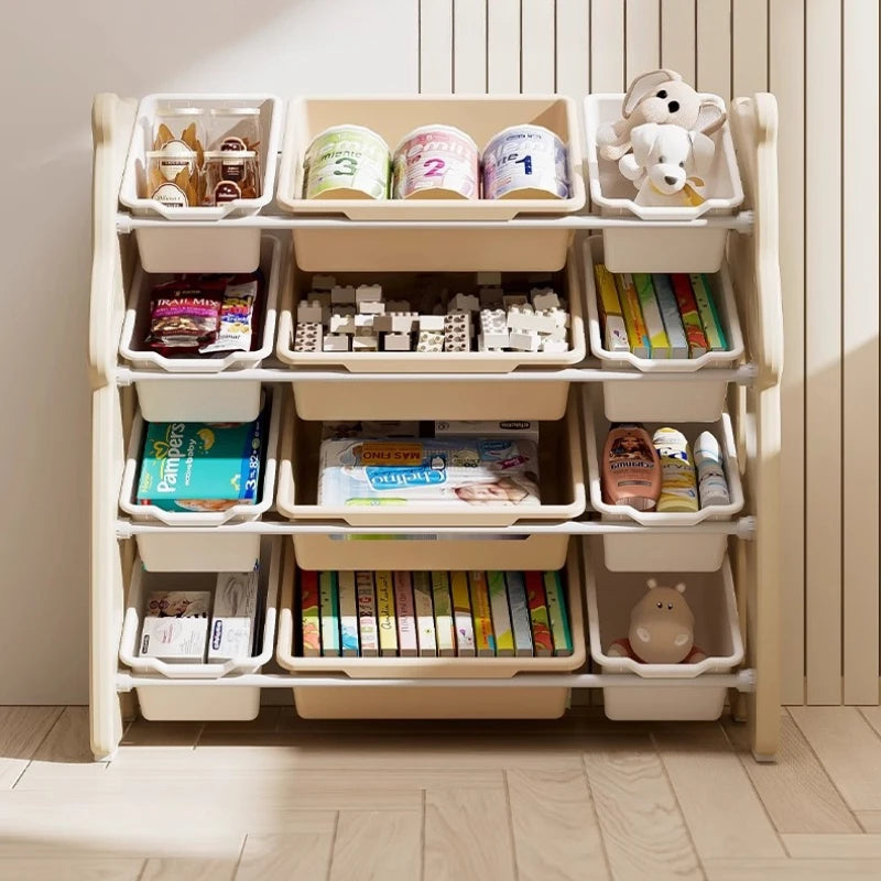 Children's Toy Storage Rack, Floor Standing Multi-layer Storage Rack, Easy Classification and Organization Storage Rack