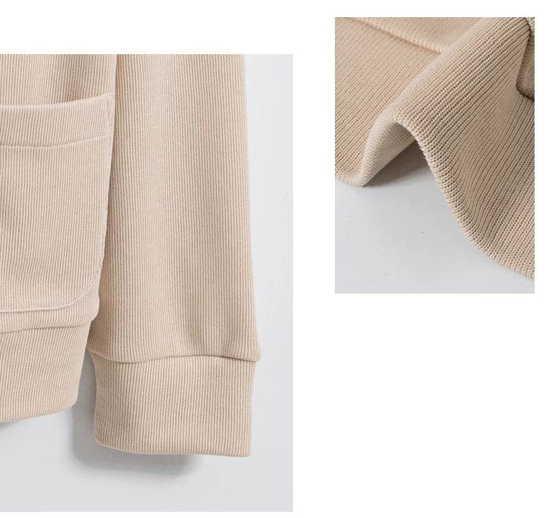 BROWON New Knitted Sweater Cardigan Men 2025 Autumn Solid Casual Man Clothes Korean Fashion 80% Cotton V-Neck Collar Sweater Men - AIAZ
